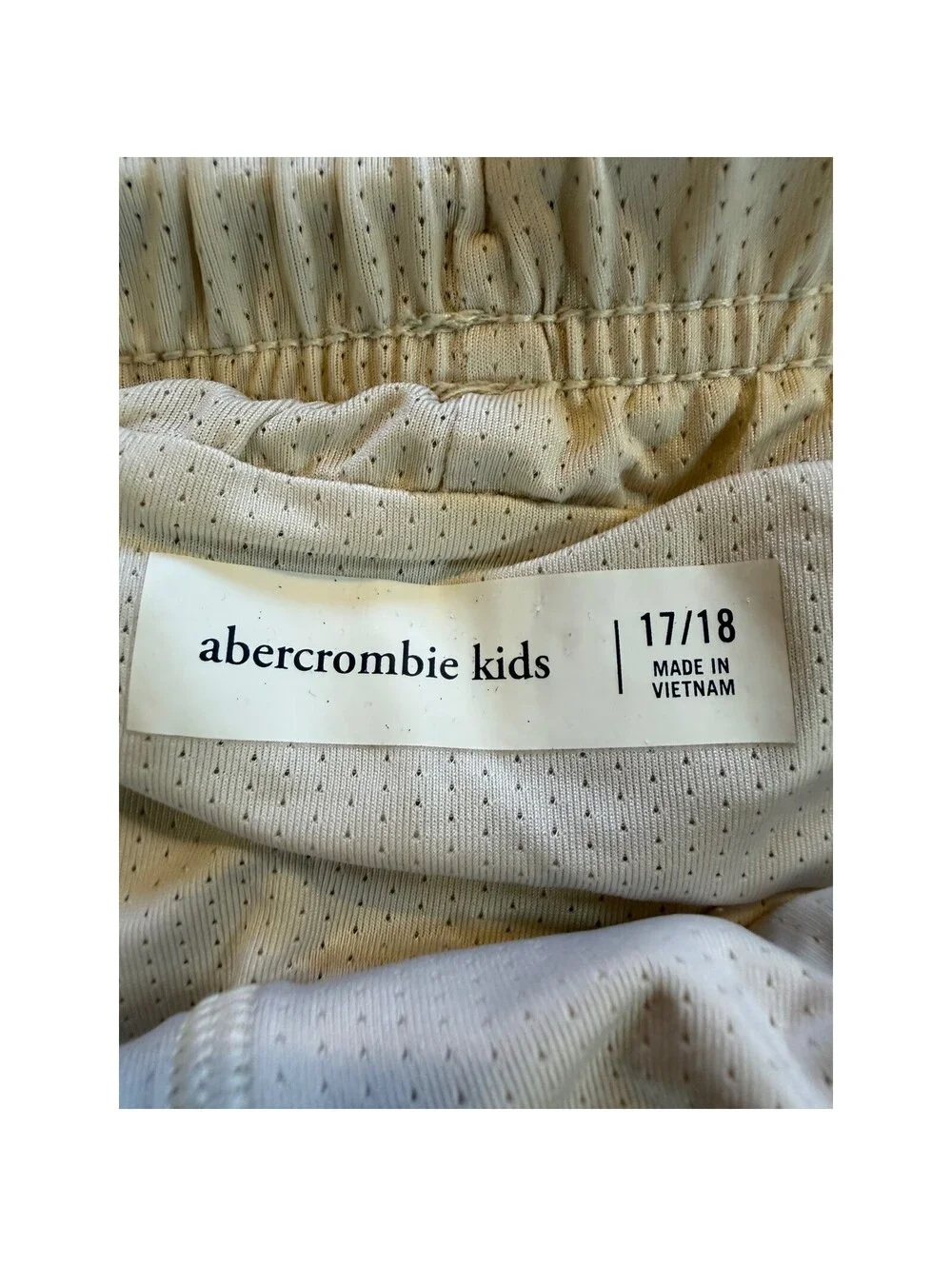 Abercrombie Kids Tropical Island Palm Tree Swim Trunks Blue Orange Size 17/18